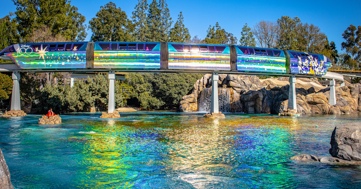 Disneyland transportation, the Disneyland Monorail inside the theme park