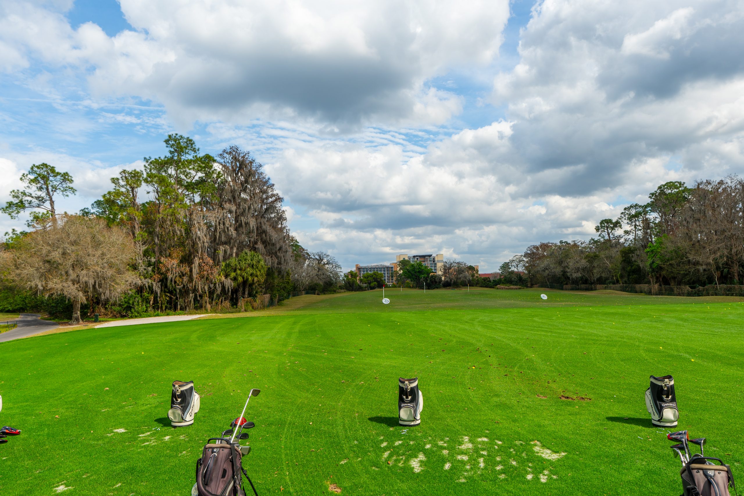 Driving green at Disney's Lake Buena Vista Golf Course, Disney World