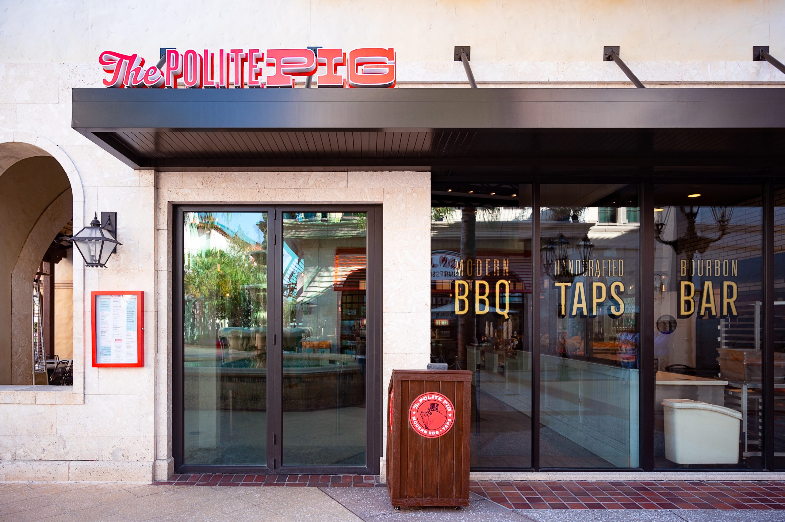 The Polite Pig restaurant exterior at Disney Springs Town Center