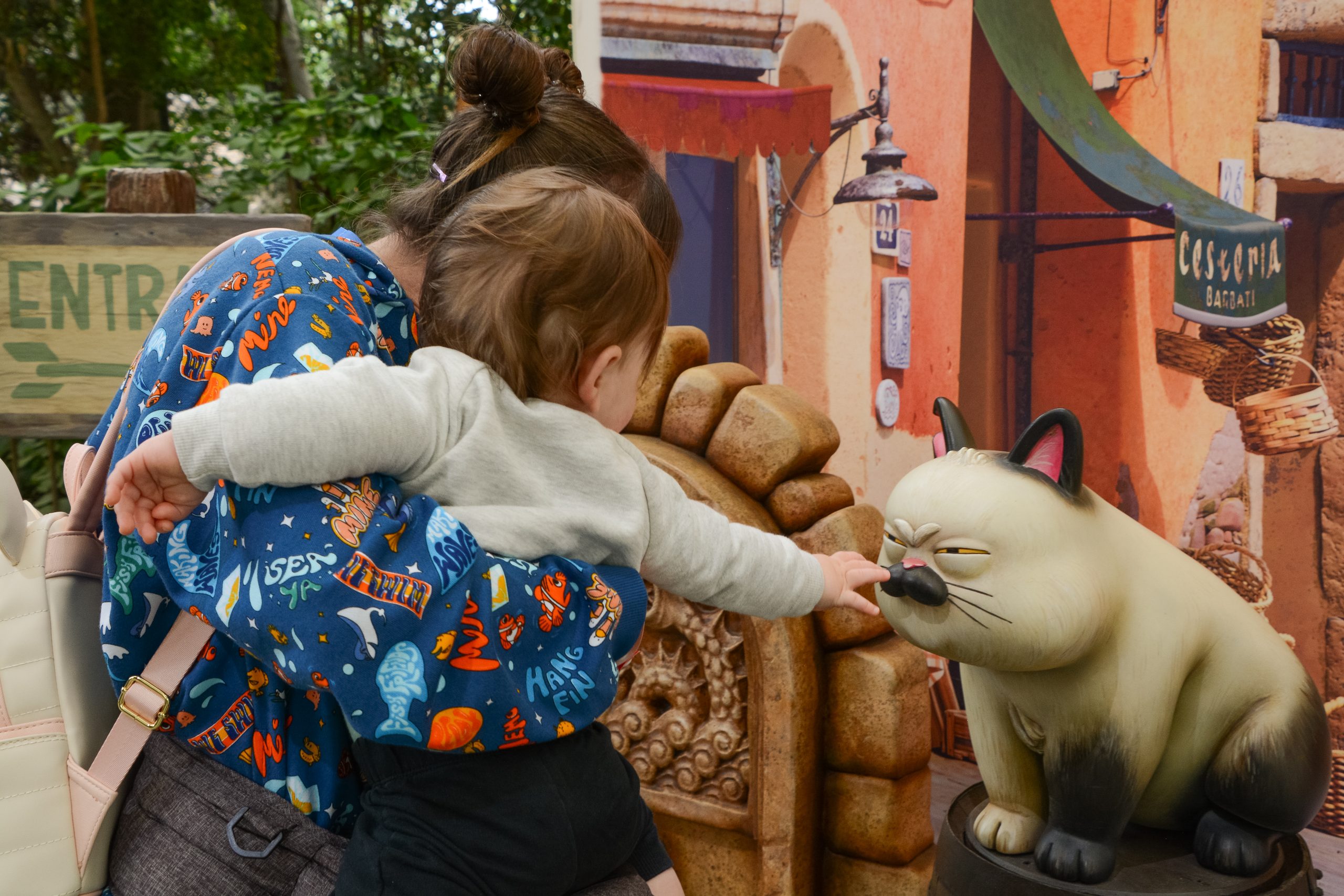 Pixar Pals Playtime Party, Luca photo backdrop at Pixar Fest