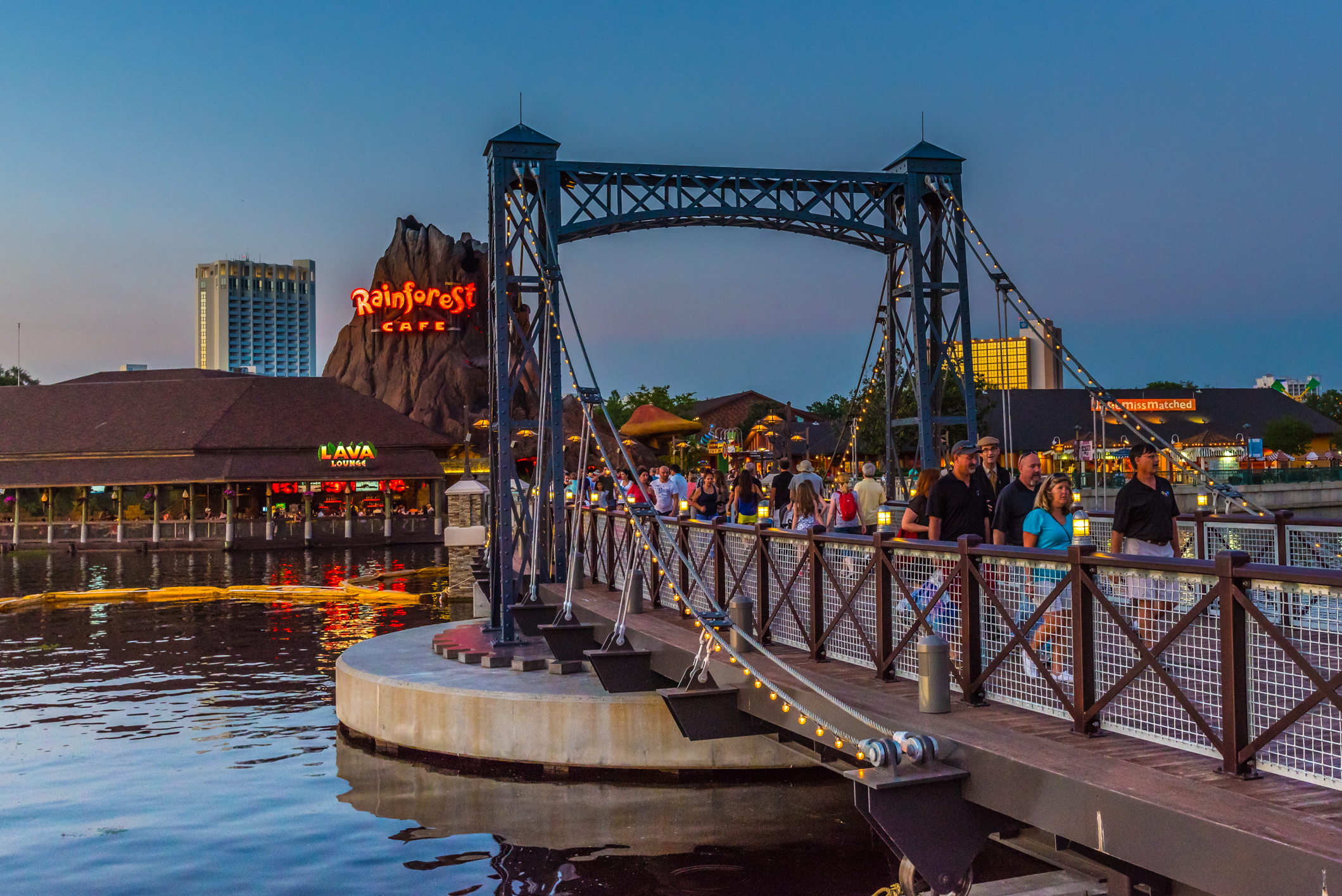 Disney Springs bride at The Landing