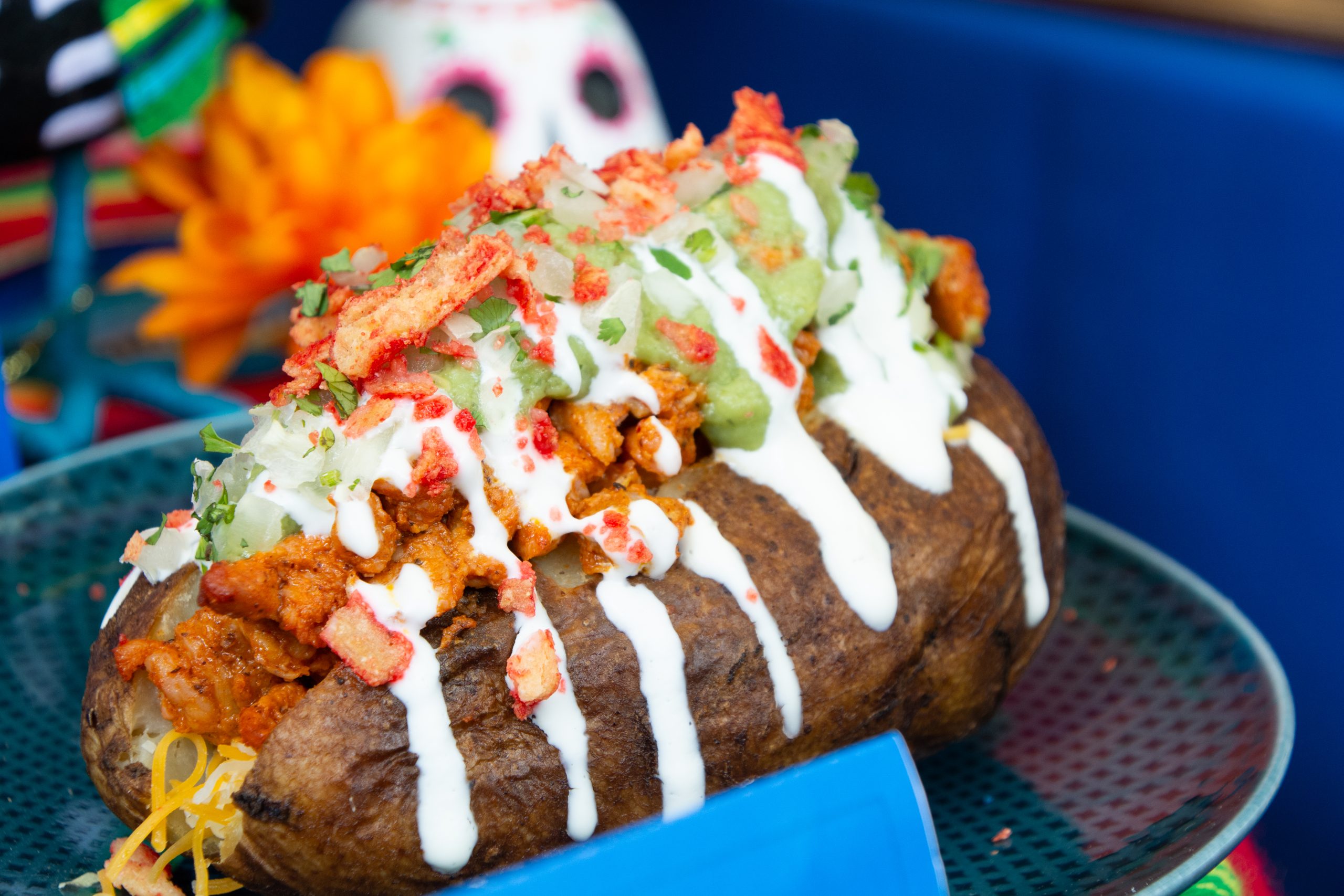 Pixar Fest baked potato from Troubadour Tavern, Disneyland