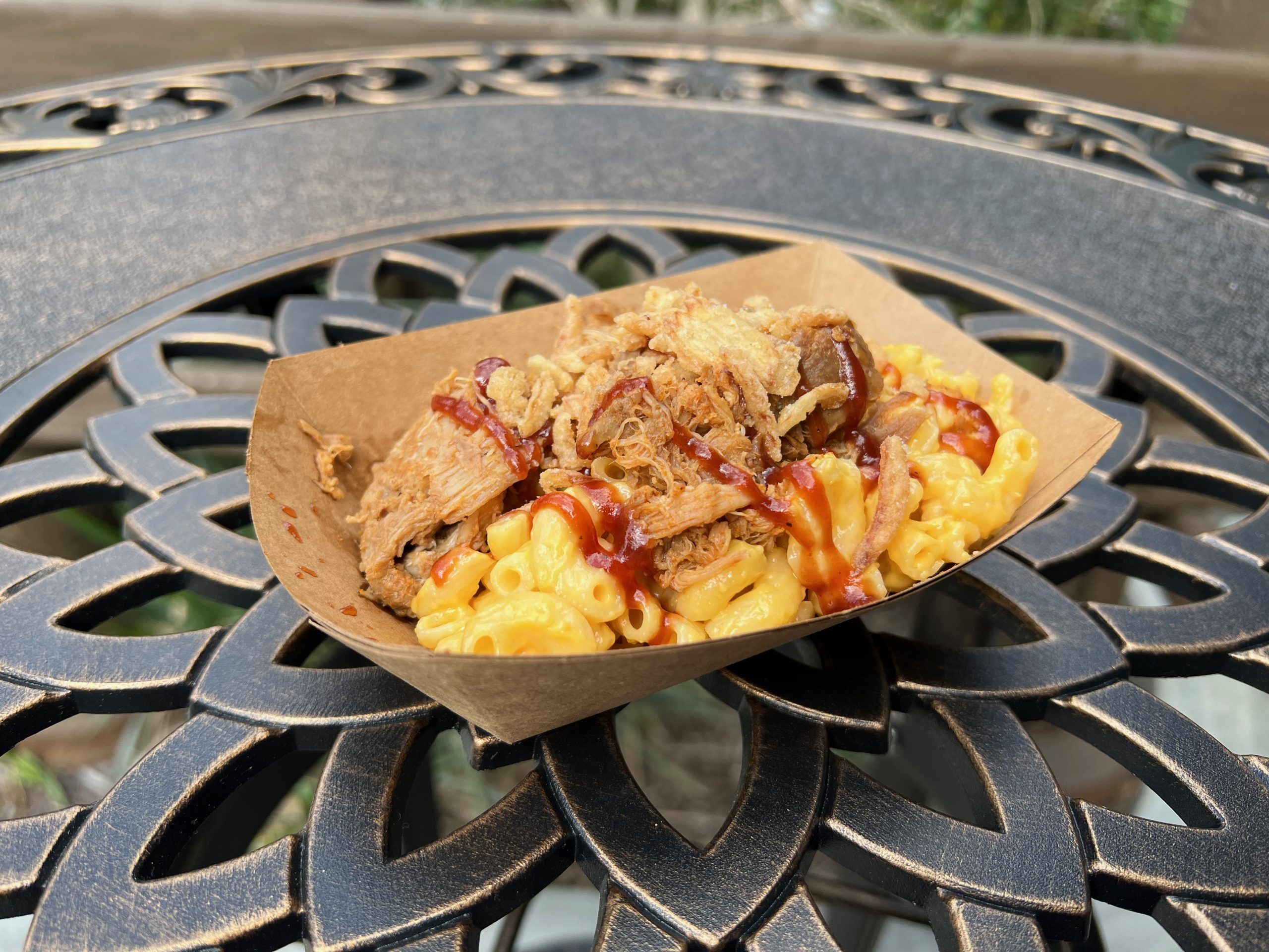 BBQ Pulled Pork Mac & Cheese from Nuts About Cheese, DCA Food & Wine Festival