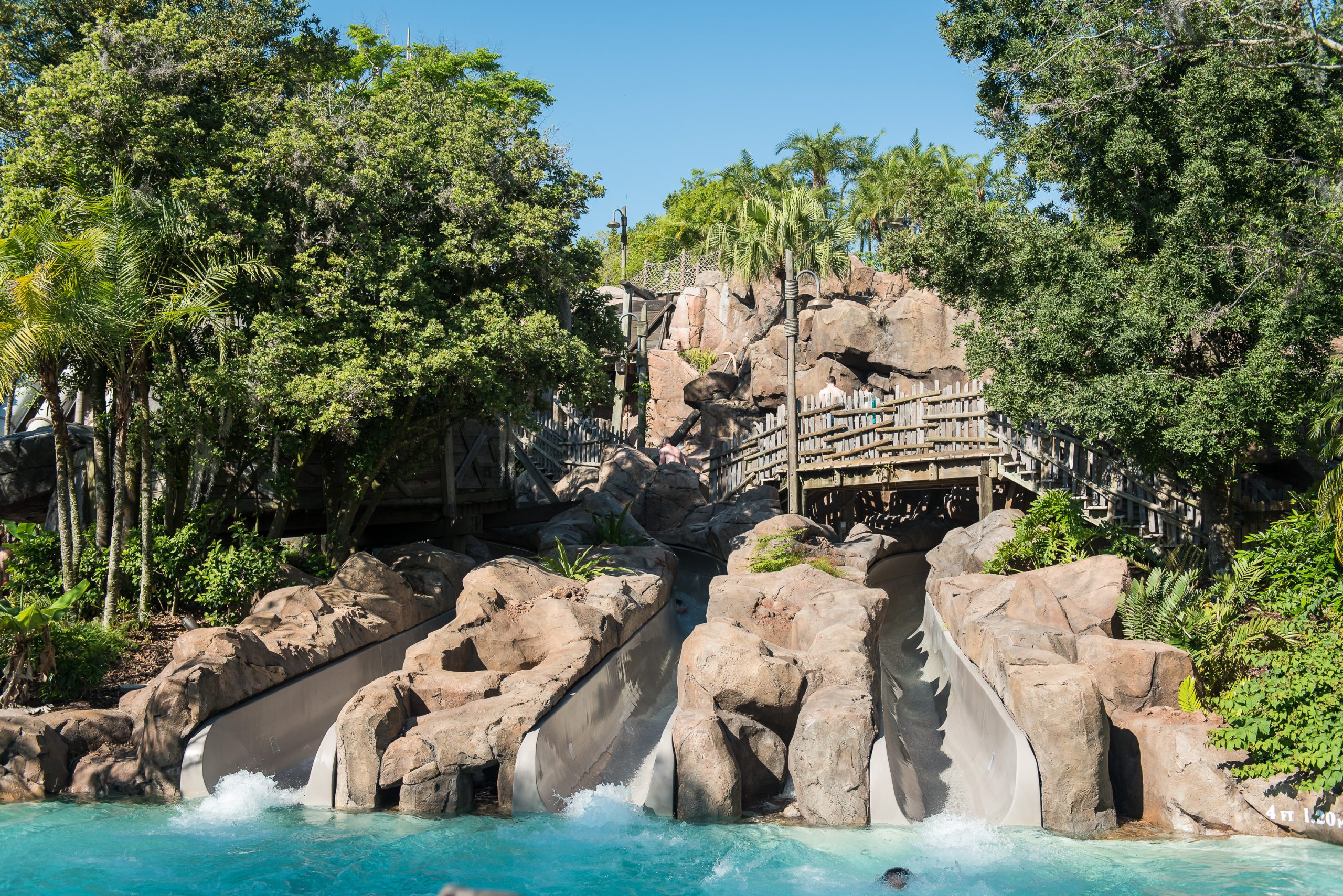 Typhoon Lagoon water slides