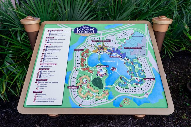 coronado springs resort map