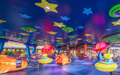 Alien Swirling Saucers